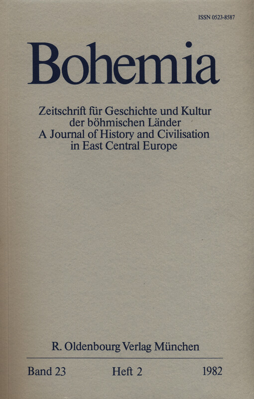 Bohemia : Jahrbuch des Collegium Carolinum