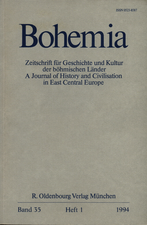 Bohemia : Jahrbuch des Collegium Carolinum