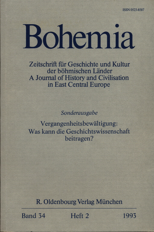 Bohemia : Jahrbuch des Collegium Carolinum