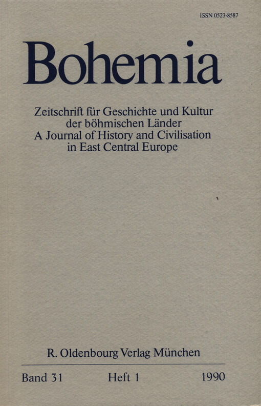 Bohemia : Jahrbuch des Collegium Carolinum