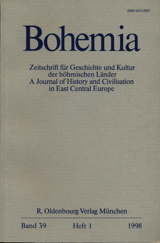 Bohemia : Jahrbuch des Collegium Carolinum