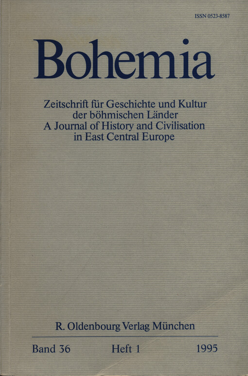 Bohemia : Jahrbuch des Collegium Carolinum