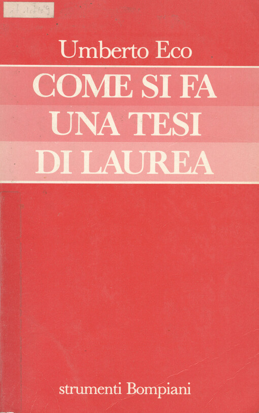 Come si fa una tesi di laurea