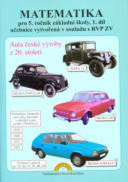 Matematika pro 5. ročník základní školy, 1. díl
