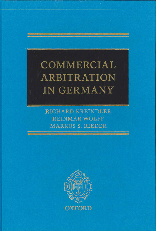 Commercial arbitration in Germany
