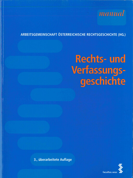 Rechts- und Verfassungsgeschichte