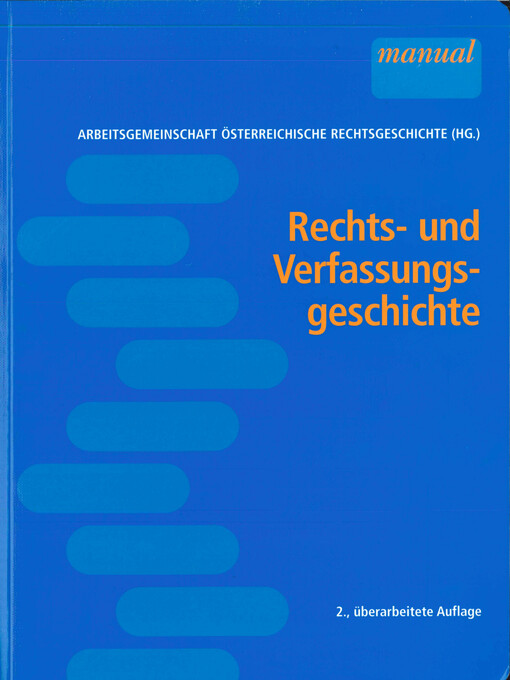 Rechts- und Verfassungsgeschichte