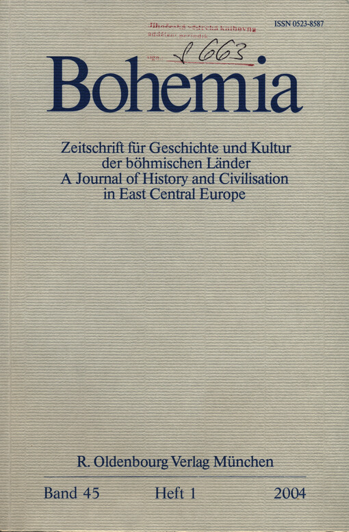 Bohemia : Jahrbuch des Collegium Carolinum