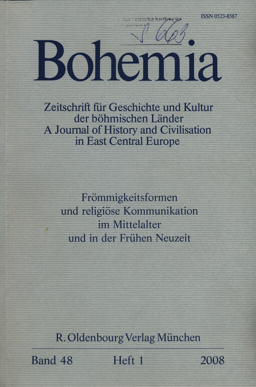 Bohemia : Jahrbuch des Collegium Carolinum