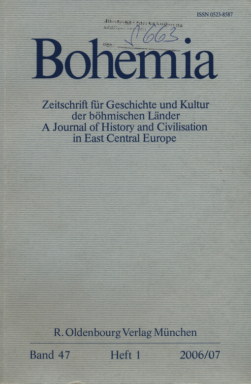 Bohemia : Jahrbuch des Collegium Carolinum