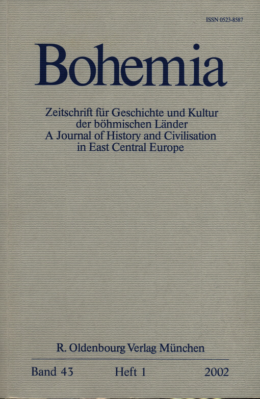 Bohemia : Jahrbuch des Collegium Carolinum