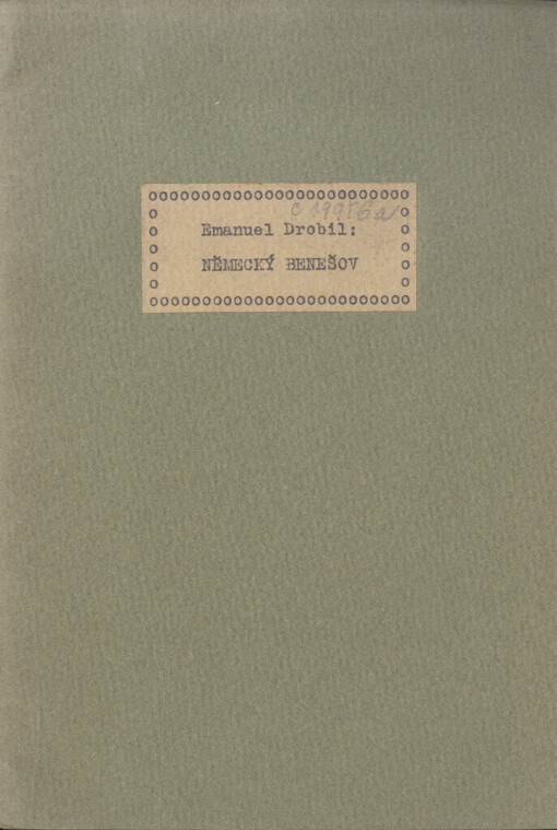 Německý Benešov :Stručný přehled dějin, kostela a školy