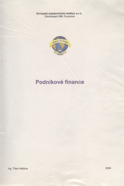 Podnikové finance