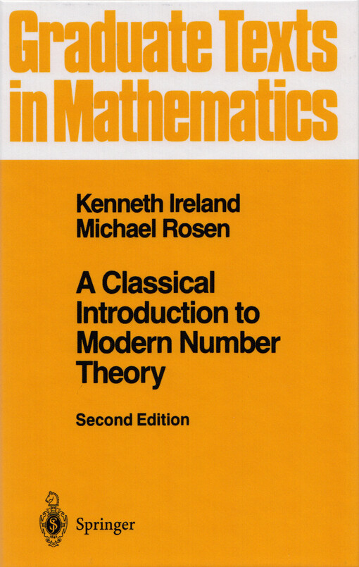 A Classical introduction to modern number theory