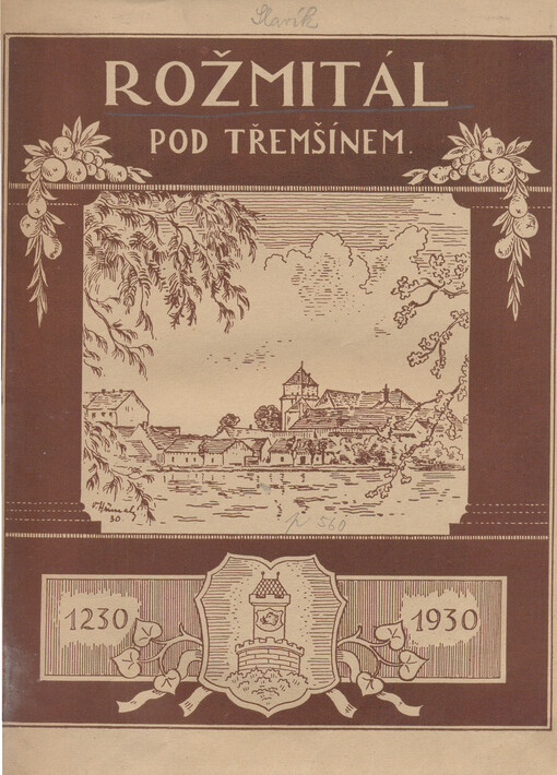 F.A. Slavíka Rožmitál pod Třemšínem a jeho okolí