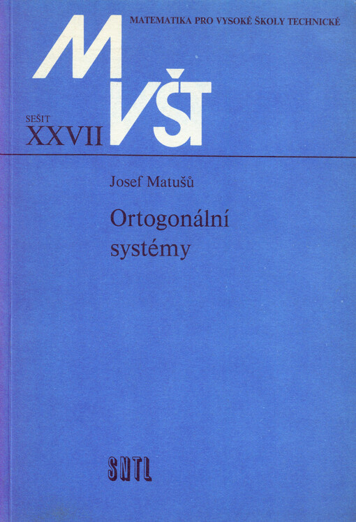 Ortogonální systémy :vysokošk. příručka