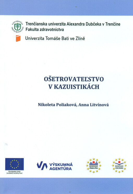 Ošetrovateľstvo v kazuistikách