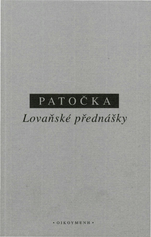 Lovaňské přednášky