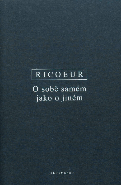 O sobě samém jako o jiném