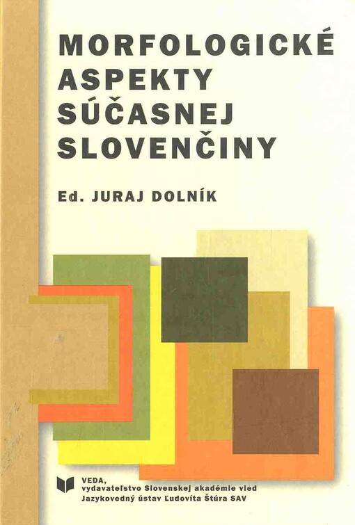 Morfologické aspekty súčasnej slovenčiny