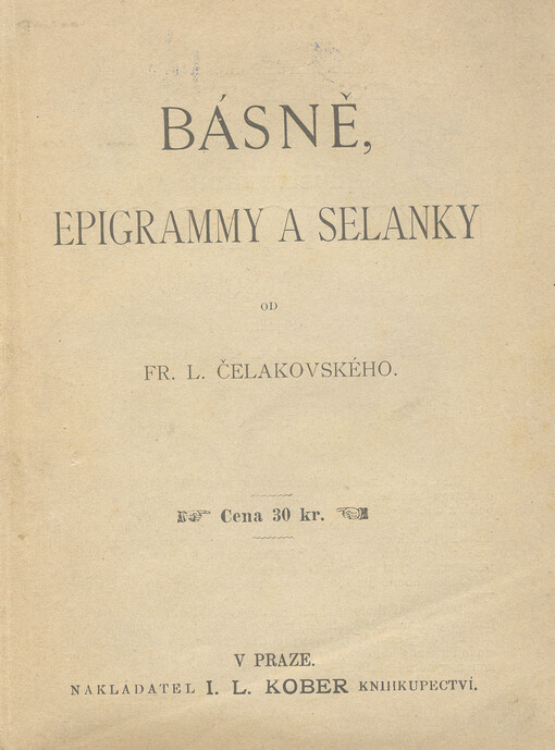 Básně, epigrammy a selanky