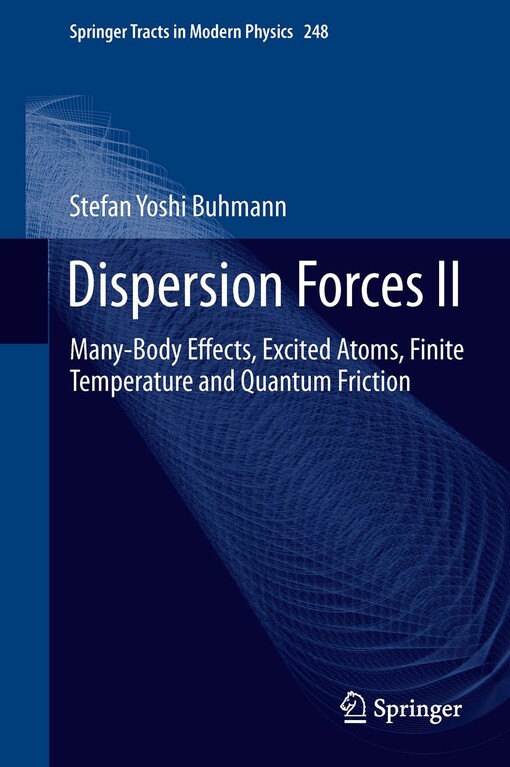 Dispersion forces.II,Many-body effects, excited atoms, finite temperature and quantum friction