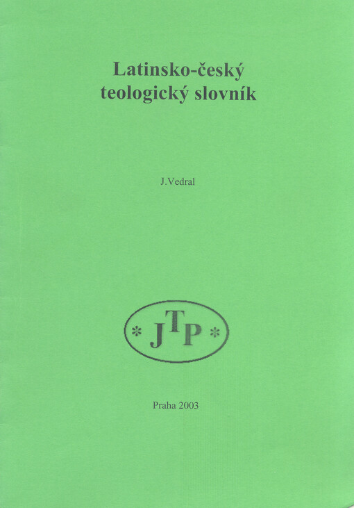 Latinsko-český teologický slovník