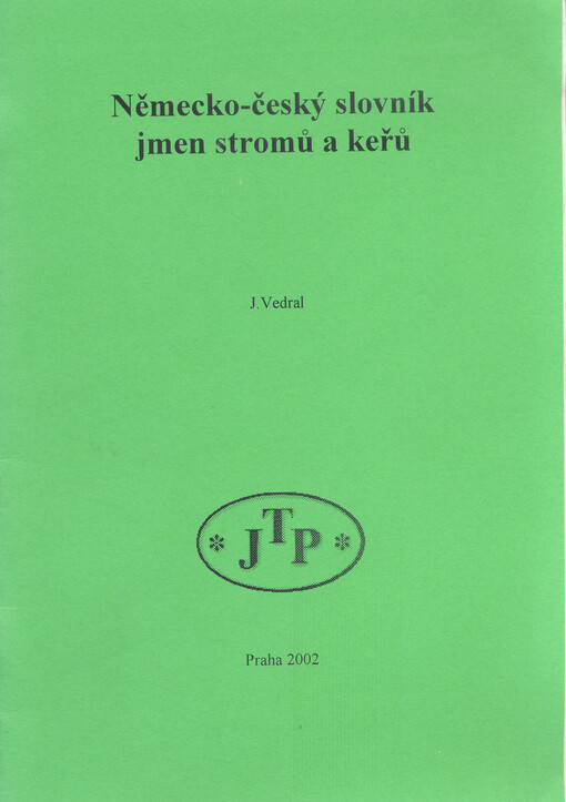 Německo-český slovník jmen stromů a keřů