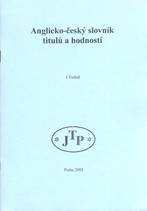 Anglicko-český slovník titulů a hodností