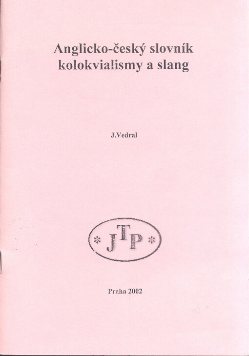 Anglicko-český slovník - kolokvialismy a slang