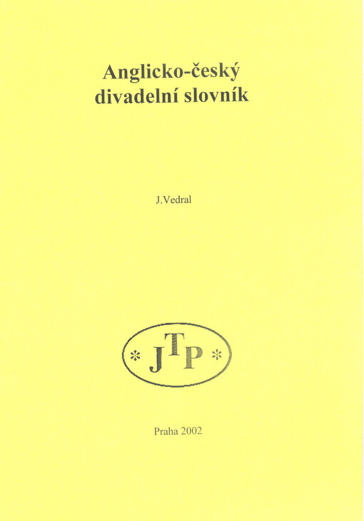 Anglicko-český divadelní slovník