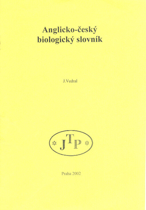 Anglicko-český biologický slovník