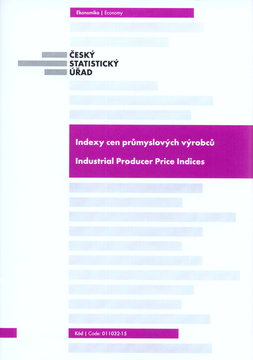 Indexy cen průmyslových výrobců leden - prosinec ... = Industrial producer price indices January - December ...