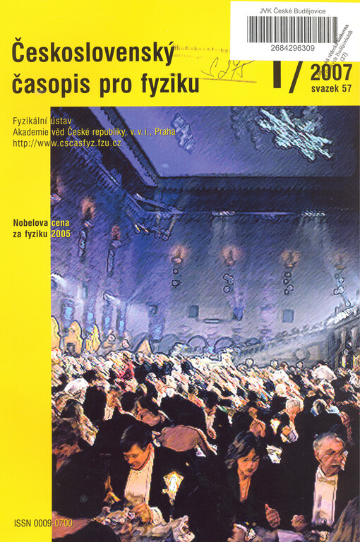 Československý časopis pro fyziku = Czechoslovak Journal of Physics