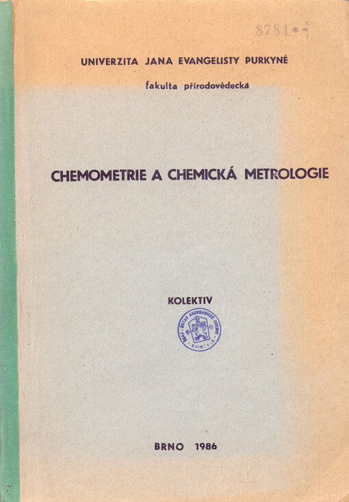 Chemometrie a chemická metrologie