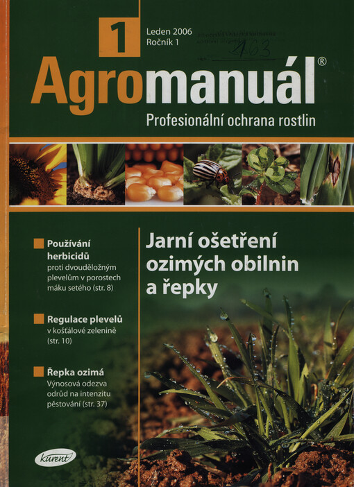 Agromanuál : profesionální ochrana rostlin