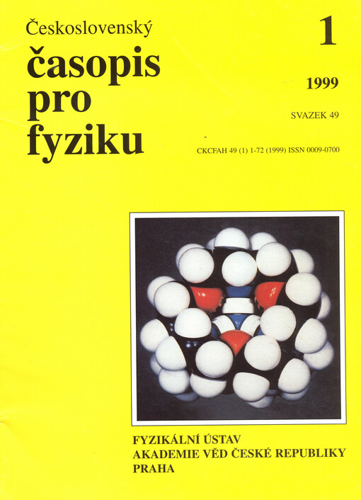 Československý časopis pro fyziku = Czechoslovak Journal of Physics