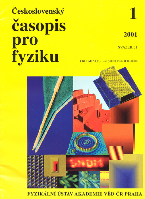 Československý časopis pro fyziku = Czechoslovak Journal of Physics