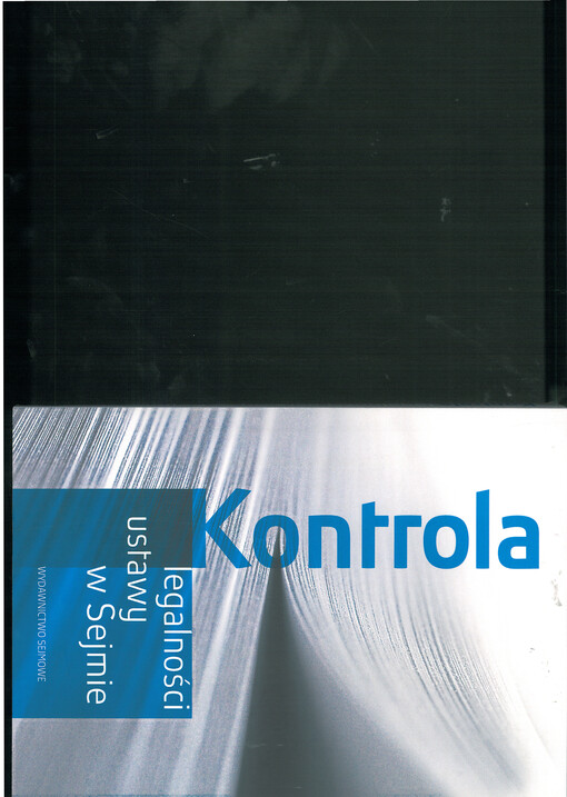 Kontrola legalności ustawy w Sejmie