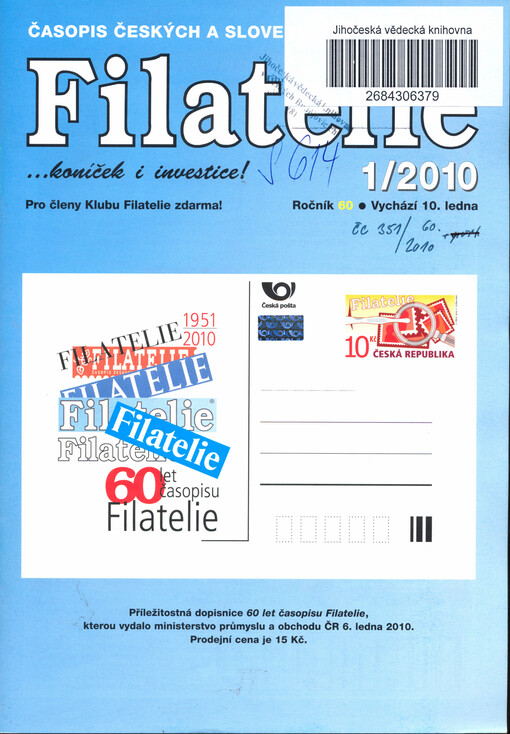 Filatelie : časopis československých filatelistů