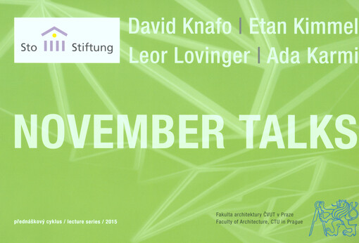 November talks : přednáškový cyklus = lecture series : 2015