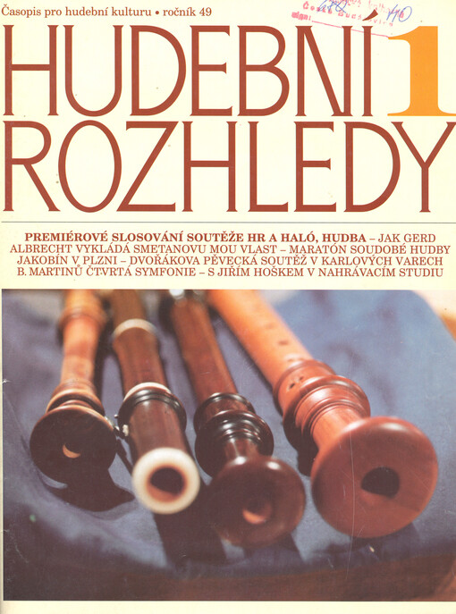 Hudební rozhledy :časopis pro hudební kulturu
