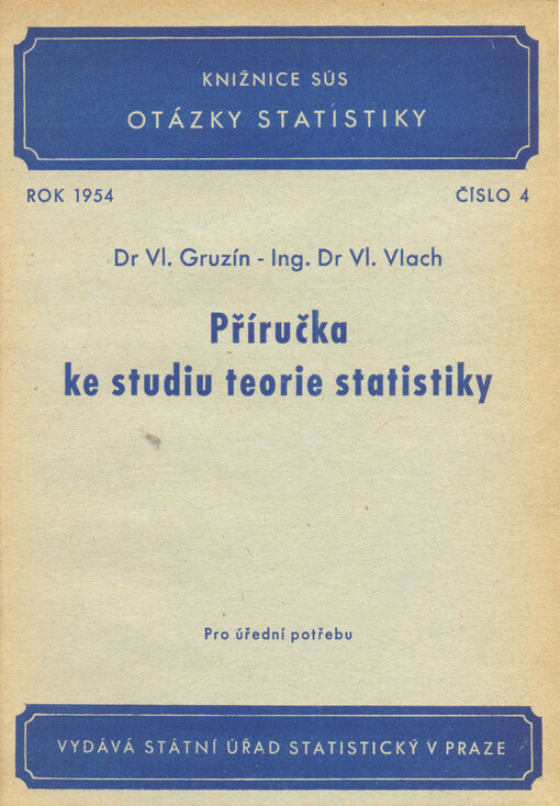Příručka ke studiu teorie statistiky