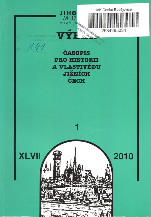 Výběr : časopis pro historii a vlastivědu jižních Čech