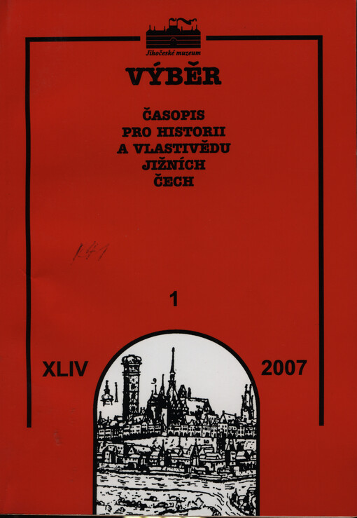 Výběr : časopis pro historii a vlastivědu jižních Čech
