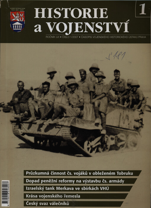 Historie a vojenství : časopis Historického ústavu Armády ČR