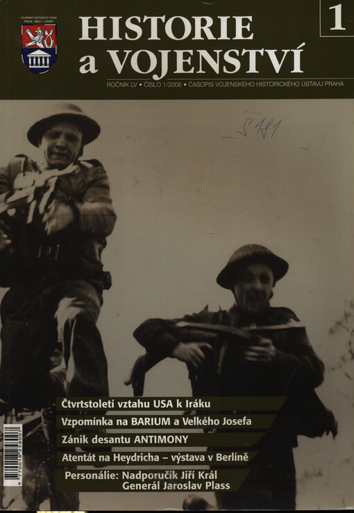 Historie a vojenství : časopis Historického ústavu Armády ČR