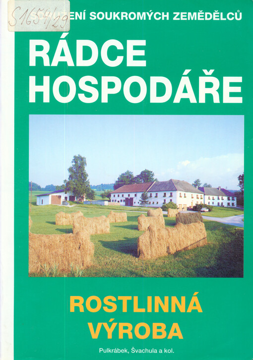 Rádce hospodáře : rostlinná výroba