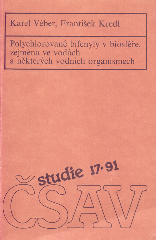 Polychlorované bifenyly v biosféře, zejména ve vodách a některých vodních organismech