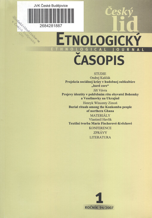 Český lid : sborník věnovaný studiu lidu českého v Čechách, na Moravě, ve Slezsku a na Slovensku